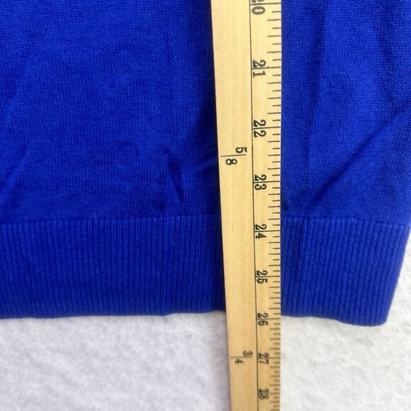 Kim Rogers Christmas Sweater Womens Small S Blue Long Sleeve Pullover Holiday - Picture 8 of 12